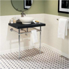 Picture of Daltile - Keystones Blends Black Dot Windmill Mosaic Biscuit with Black Dot