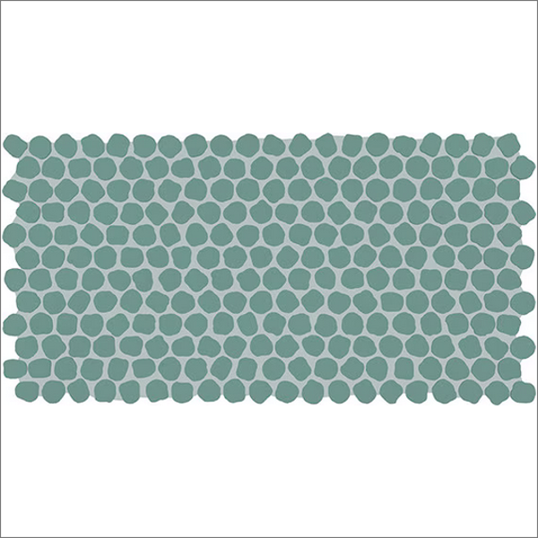 Picture of Daltile - Keystones Organic Peny Rounds Aegean