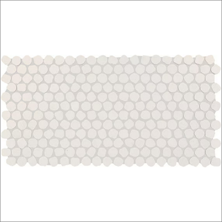Picture of Daltile - Keystones Organic Peny Rounds Arctic White