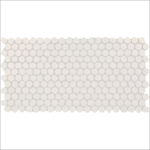 Picture of Daltile - Keystones Organic Peny Rounds Arctic White