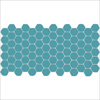 Picture of Daltile - Keystones Organic Hexagon Ocean Blue