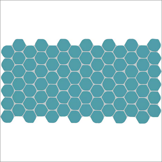 Picture of Daltile - Keystones Organic Hexagon Ocean Blue