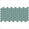 Picture of Daltile - Keystones Organic Hexagon Aegean