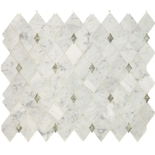 Picture of Daltile - Lavaliere Harlequin Carrara White Antique Mirror