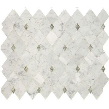 Picture of Daltile - Lavaliere Harlequin Carrara White Antique Mirror