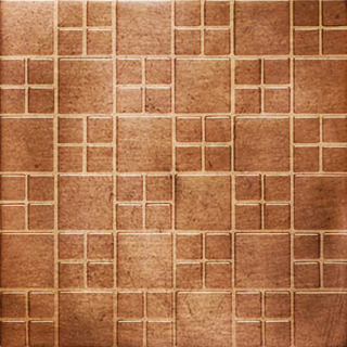 Picture of Daltile - Metallica Mosaics Square Combination Mosaic Oxidized Copper