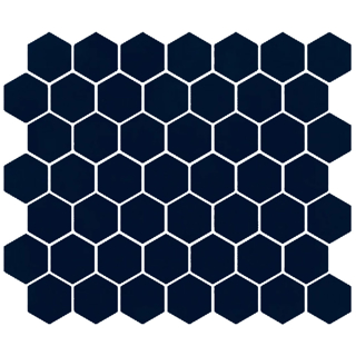Picture of American Olean - Color Story Mosaic Hexagon Glossy Navy