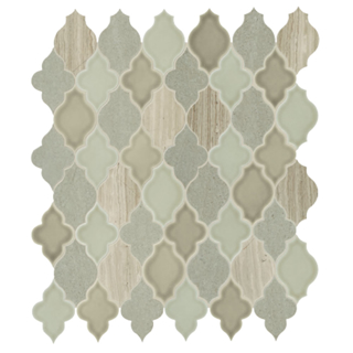 Picture of Daltile - Raine Arabesque Cumulus Grey Blend Polished