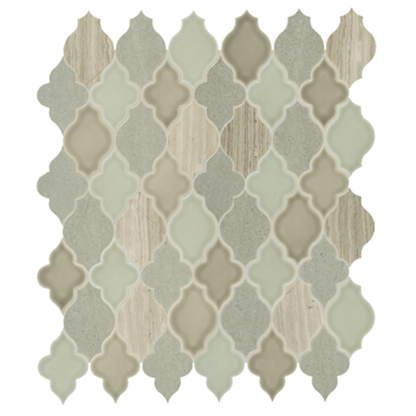 Picture of Daltile - Raine Arabesque Cumulus Grey Blend Polished