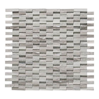 Picture of Daltile - Limestone Mosaics Unique Shapes Chenille White Cladding