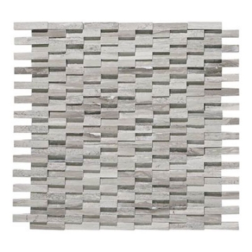 Picture of Daltile - Limestone Mosaics Unique Shapes Chenille White Cladding