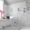 Picture of Daltile - Marble 12 x 12 Polished First Snow Elegance