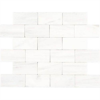 Picture of Daltile - Marble 3 x 6 Tumbled Contempo White