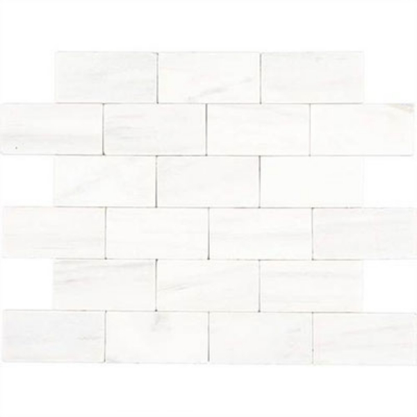 Picture of Daltile - Marble 3 x 6 Tumbled Contempo White