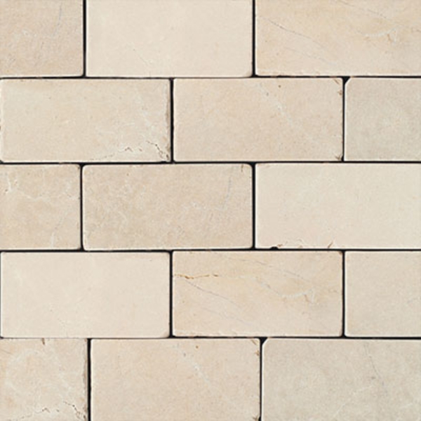 Picture of Daltile - Marble 3 x 6 Tumbled Crema Marfil Classico