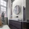 Picture of American Olean - Candora Mini Arabesque Mosaic Vestal White Blend