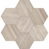 Picture of Daltile - Limestone Hexagon Large Tile Chenille White