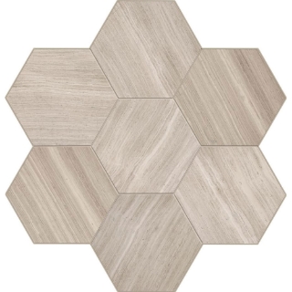Picture of Daltile - Limestone Hexagon Large Tile Chenille White