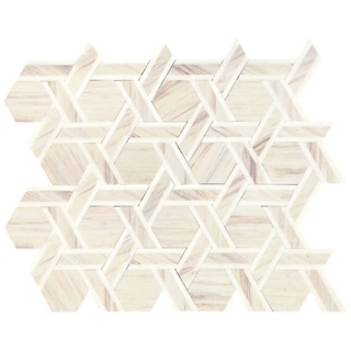 Picture of Daltile - Fonte Rotating Hexagon Pier White Blend