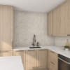 Picture of American Olean - Mythique Marble Arabesque Botticino