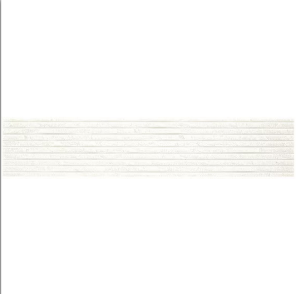 Picture of Daltile - Marble 4 x 20 Raked Empyrean Ice