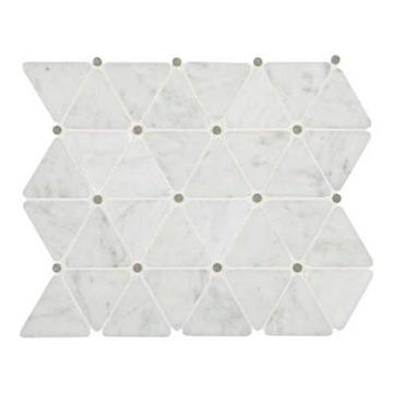 Picture of Daltile - Marble Mosaics Carrara White Triangle