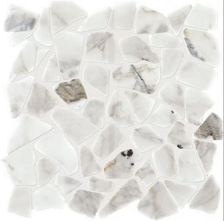 Picture of Daltile - Marble Mosaics Venetian Calacatta River Pebble