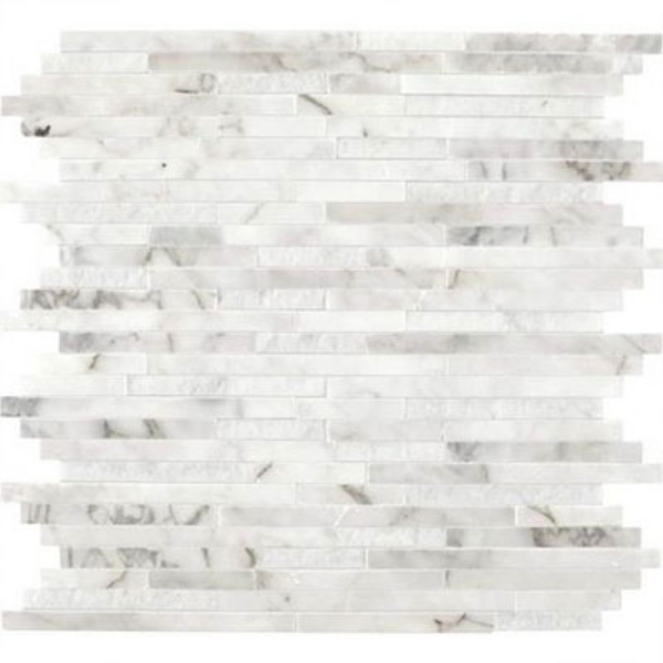Picture of Daltile - Marble Random Length Mosaic Venetian Calacatta
