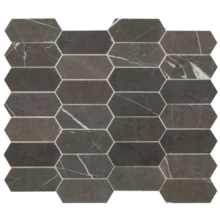 Picture of Daltile - Marble Elongated Hex Mosaics Antico Scuro