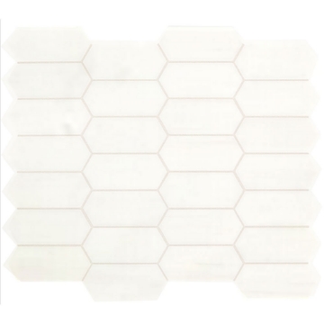 Picture of Daltile - Marble Elongated Hex Mosaics Empyrean Ice