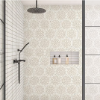 Picture of Daltile - Pebble Oasis Framed Hexagon Icicle
