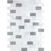Picture of Daltile - Perfit Mosaix White Carrara Glass Brick Polished