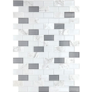 Picture of Daltile - Perfit Mosaix White Carrara Glass Brick Polished