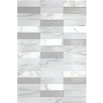 Picture of Daltile - Perfit Mosaix White Carrara Glass Polished