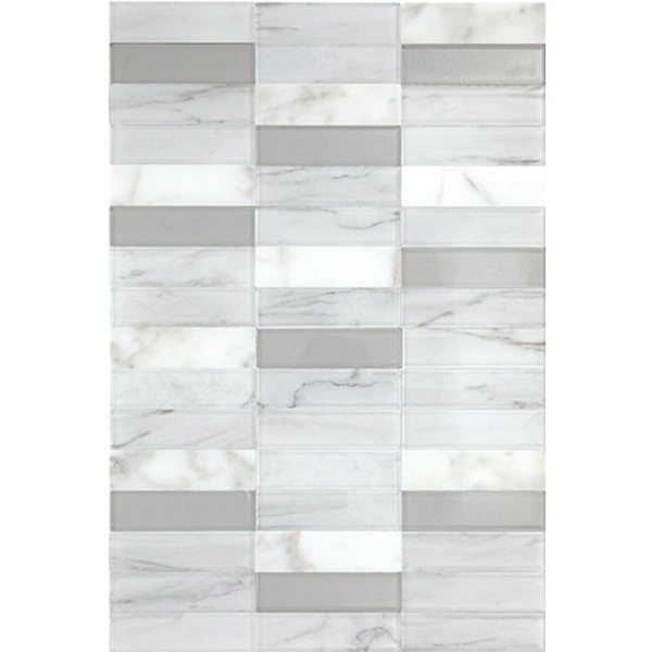 Picture of Daltile - Perfit Mosaix White Carrara Glass Polished