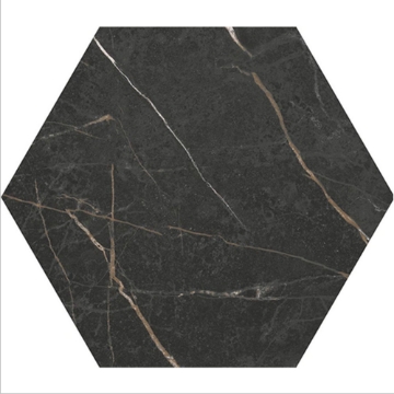 Picture of Daltile - Perpetuo 8 Hexagon Infinite Black