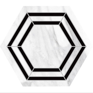 Picture of Daltile - Perpetuo 8 Hexagon Deco Bridal