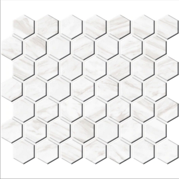 Picture of Daltile - Perpetuo Hexagon Mosaic Timeless White