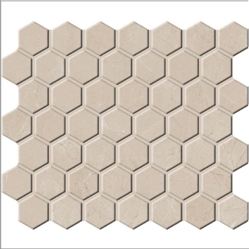 Picture of Daltile - Perpetuo Hexagon Mosaic Elegant Beige