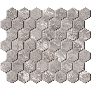 Picture of Daltile - Perpetuo Hexagon Mosaic Eternal Grey