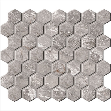 Picture of Daltile - Perpetuo Hexagon Mosaic Eternal Grey