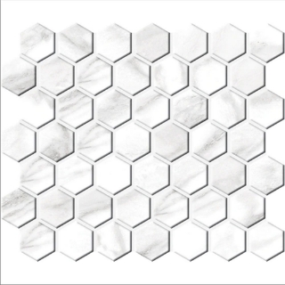 Picture of Daltile - Perpetuo Hexagon Mosaic Brilliant White