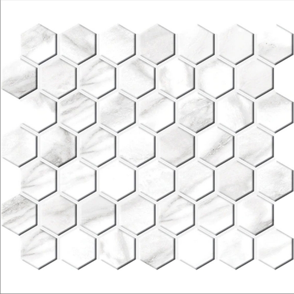 Picture of Daltile - Perpetuo Hexagon Mosaic Brilliant White