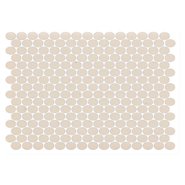 Picture of American Olean - Unglazed ColorBody Mosaic Penny Round Solids Almond