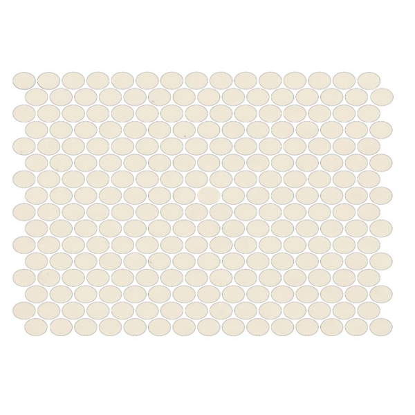 Picture of American Olean - Unglazed ColorBody Mosaic Penny Round Solids Biscuit