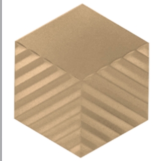 Picture of Daltile - Electric Hex Tread Shock Gold