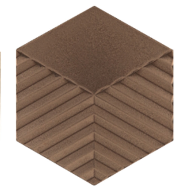 Picture of Daltile - Electric Hex Tread Charge Bronze