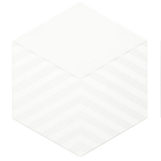 Picture of Daltile - Electric Hex Tread Joule White