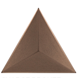 Picture of Daltile - Electric Triangle Peak Charge Bronze