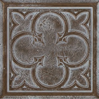 Picture of Daltile - Vintage Metals Clover Deco Whitewash Classic Bronze
